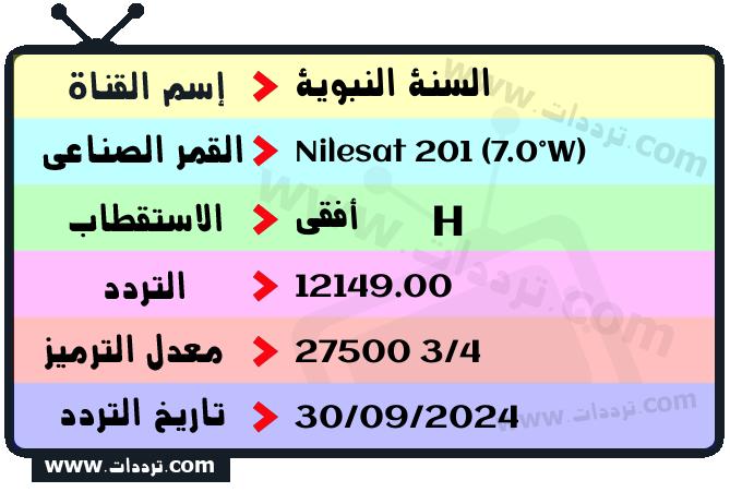 تردد قناة السنة النبوية على القمر نايل سات 201 7 غرب 2026