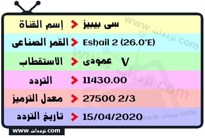 تردد قناة سي بيبيز على القمر سهيل سات 2 26 شرق 2025