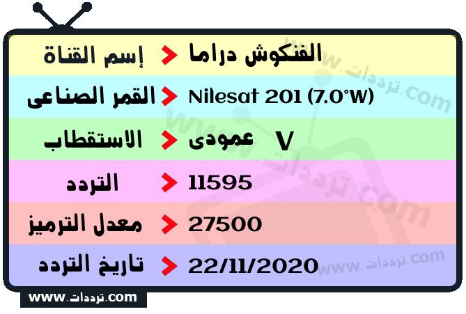 تردد قناة الفنكوش دراما على القمر نايل سات 201 7 غرب 2025